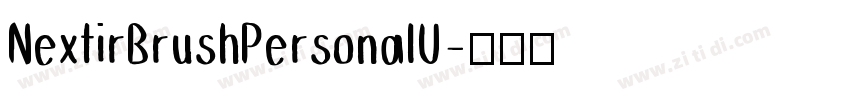 NextirBrushPersonalU字体转换