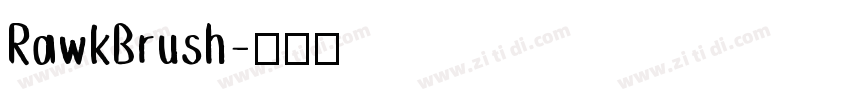 RawkBrush字体转换
