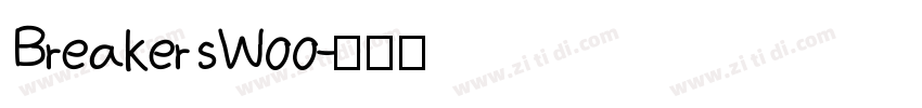 BreakersW00字体转换