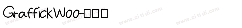 GraffickW00字体转换