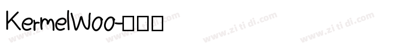 KermelW00字体转换