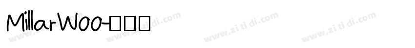 MillarW00字体转换