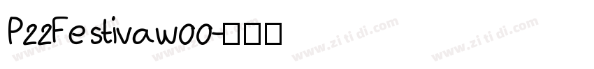 P22Festivaw00字体转换