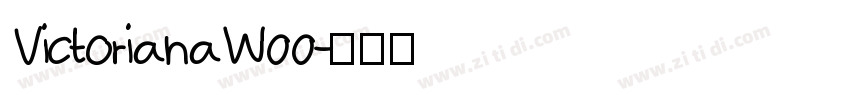 VictorianaW00字体转换