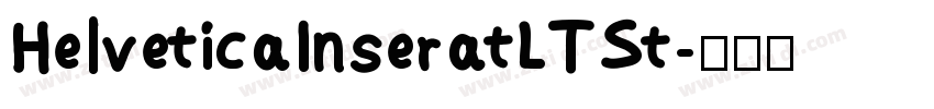 HelveticaInseratLTSt字体转换