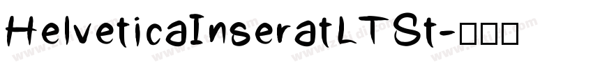 HelveticaInseratLTSt字体转换