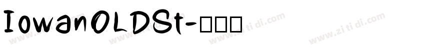 IowanOLDSt字体转换