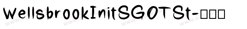 WellsbrookInitSGOTSt字体转换
