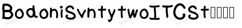 BodoniSvntytwoITCSt字体转换
