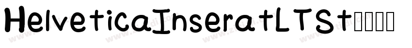 HelveticaInseratLTSt字体转换