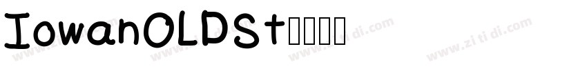 IowanOLDSt字体转换
