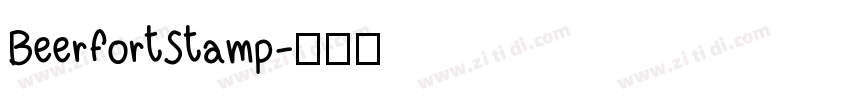 BeerfortStamp字体转换