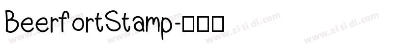 BeerfortStamp字体转换