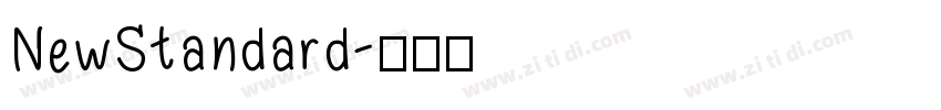 NewStandard字体转换
