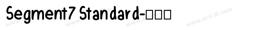 Segment7Standard字体转换