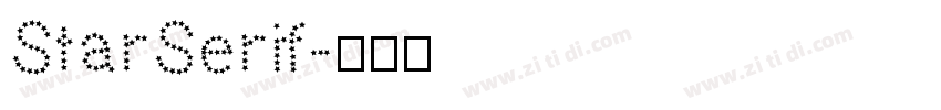 StarSerif字体转换