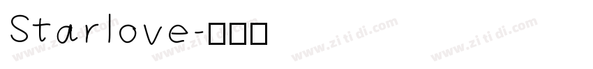 Starlove字体转换