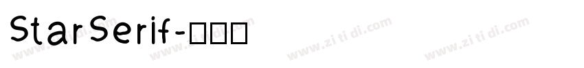 StarSerif字体转换