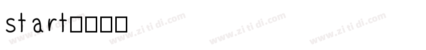 start字体转换