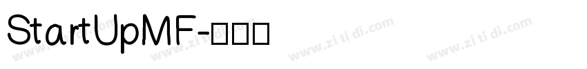 StartUpMF字体转换