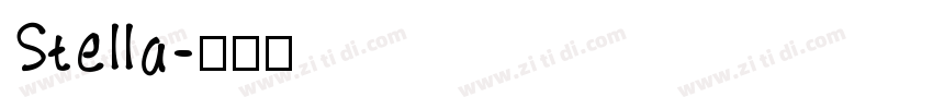 Stella字体转换