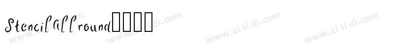 StencilAllround字体转换