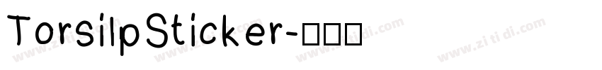TorsilpSticker字体转换