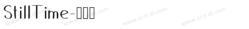 StillTime字体转换