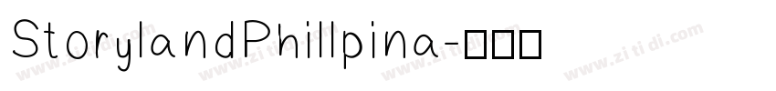 StorylandPhillpina字体转换