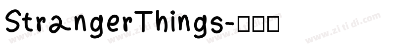 StrangerThings字体转换