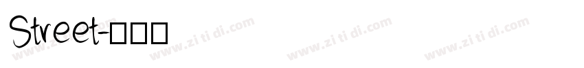 Street字体转换