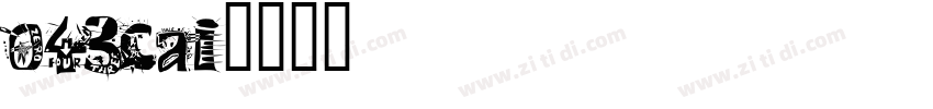 043cai字体转换