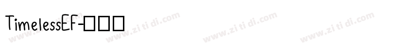 TimelessEF字体转换