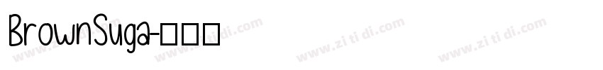 BrownSuga字体转换