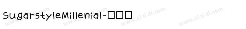 SugarstyleMillenial字体转换