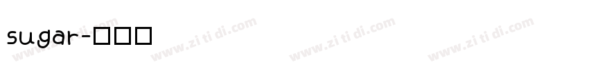 sugar字体转换