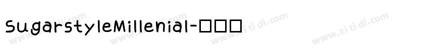 SugarstyleMillenial字体转换
