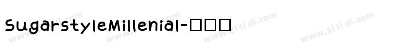 SugarstyleMillenial字体转换