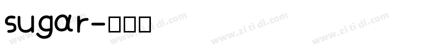 sugar字体转换