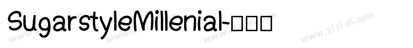 SugarstyleMillenial字体转换