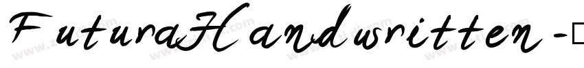 FuturaHandwritten字体转换