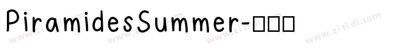 PiramidesSummer字体转换