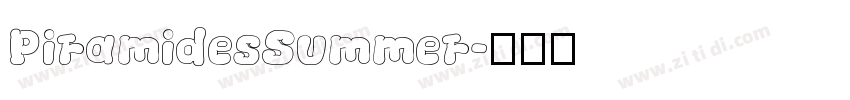PiramidesSummer字体转换