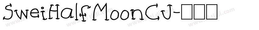 SweiHalfMoonCJ字体转换