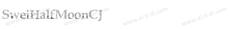 SweiHalfMoonCJ字体转换