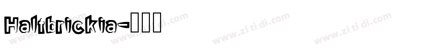 Halfbrickia字体转换