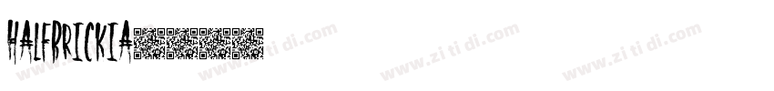 Halfbrickia字体转换