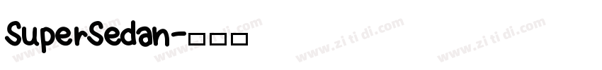 SuperSedan字体转换