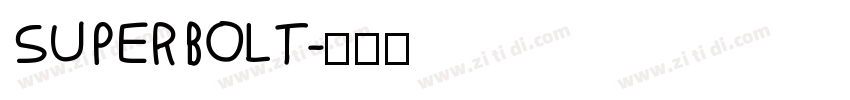 SUPERBOLT字体转换