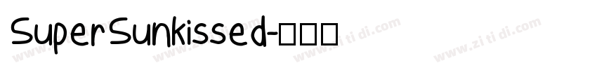 SuperSunkissed字体转换